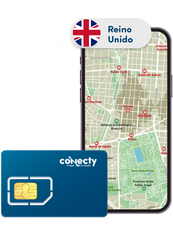 SIM CARD para viajar por Reino Unido– Conecty